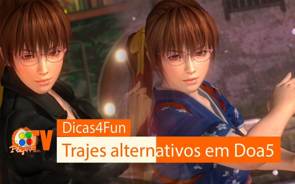 Dica trajes alternativos em DoA 5 – Um jeito mais rapido de liberá-los