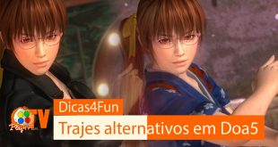 Dica trajes alternativos em DoA 5 – Um jeito mais rapido de liberá-los