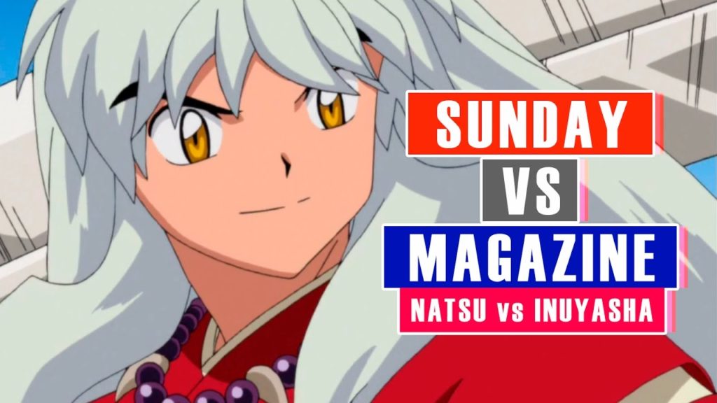 Sunday vs Magazine – Natsu vs Inuyasha #PSP