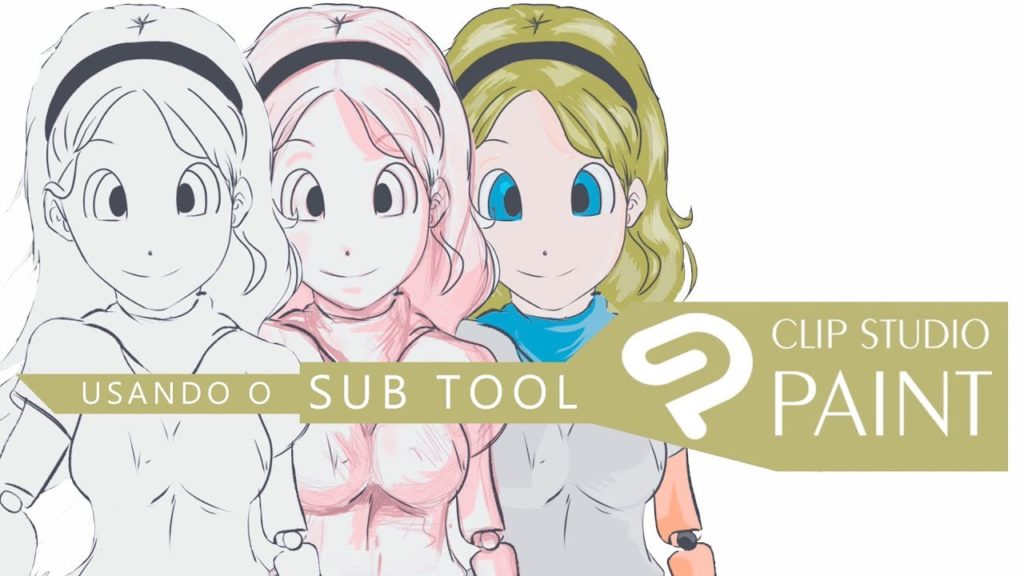 Usando o Sub Tool no Clip Studio Paint