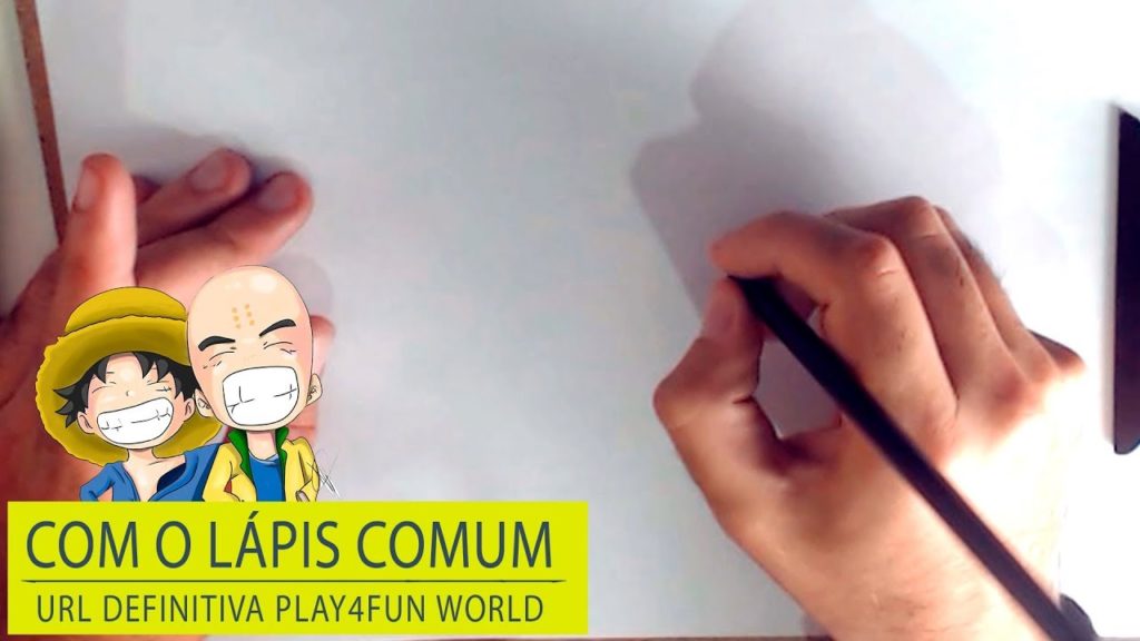 Url definitiva e desenho com lápis comum #Play4FunWorld