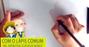 Url definitiva e desenho com lápis comum #Play4FunWorld