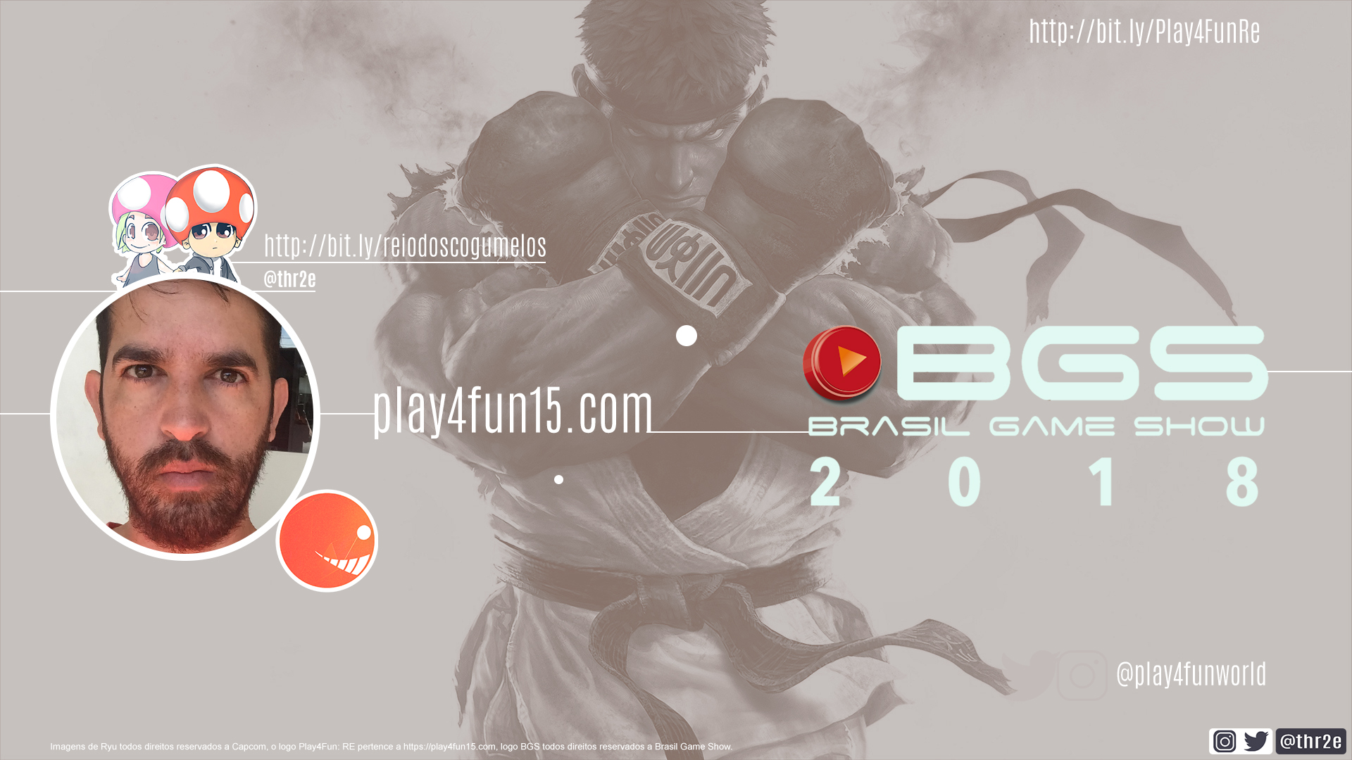 Acompanhe o vivaoplay (Play4Fun) na BGS 2018 pelo story do Instagram