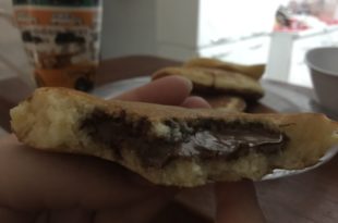 Panqueca Americana recheada com Nutella