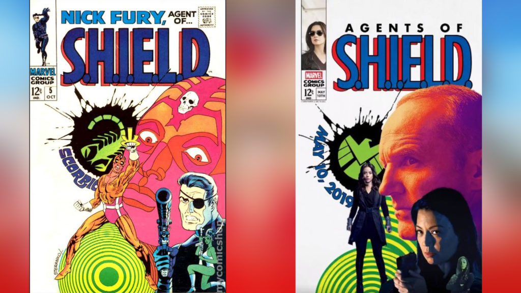 Novo poster de Agents of Shield é inspirado em antiga HQ de Nick Fury