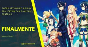 Sword Art Online: Hollow Realizantion COM GAMEPAD GENÉRICO FINALMENTE!!!