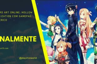 Sword Art Online: Hollow Realizantion COM GAMEPAD GENÉRICO FINALMENTE!!!