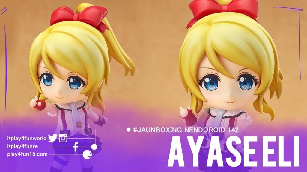 Ayase Eli #Nendoroid 464 #UNBOX [4K 60FPS] com a MÃO DO ISAC