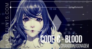 Criando personagem no CODE: C – BLOOD