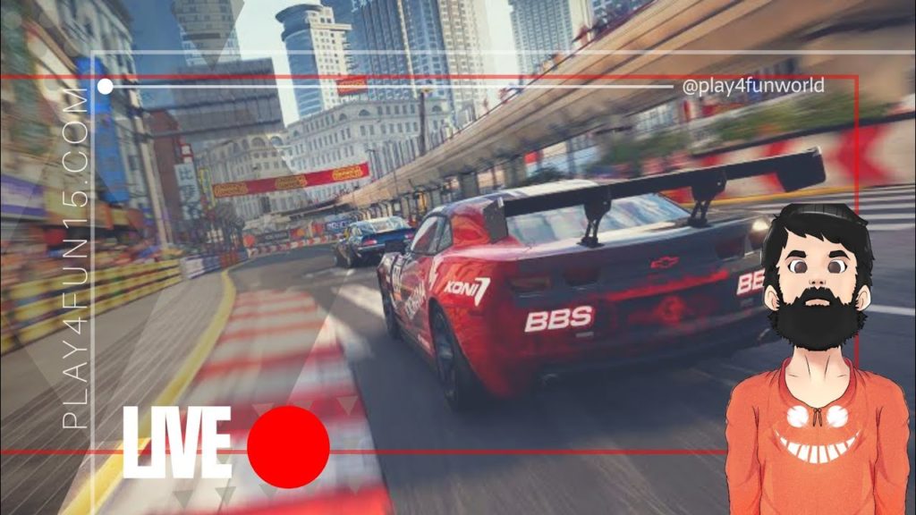 GRID 2019 com volante LOGITECH AO VIVO