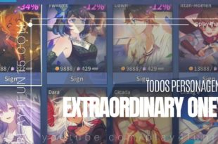 Todos os personagens de Extraordinary One’s #ANDROID