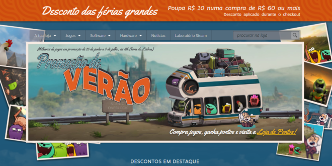 Recomendações do PLAY – Promoção de férias STEAM COMEÇOU!!!