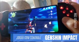 Como jogar GENSHIN IMPACT com controle no smartphone/tablet #ANDROID