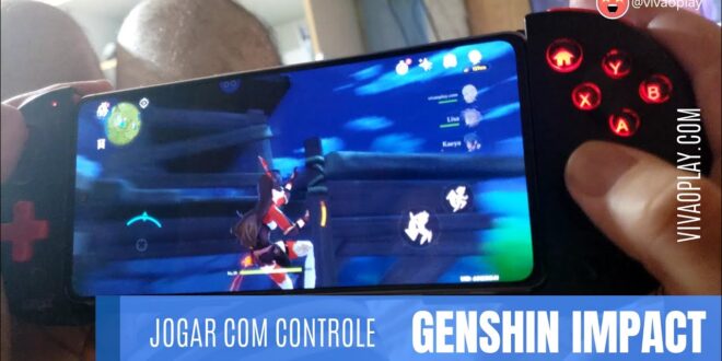 Como jogar GENSHIN IMPACT com controle no smartphone/tablet #ANDROID