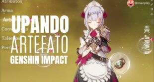 Como fazer upgrade de artefato no  #GenshinImpact