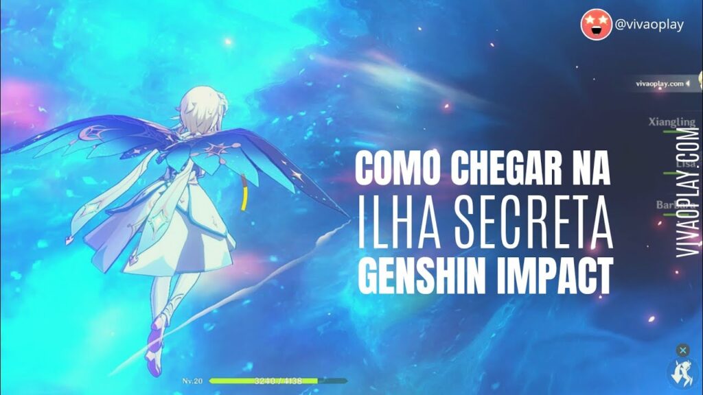 Como chegar a ILHA SECRETA #GENSHINIMPACT