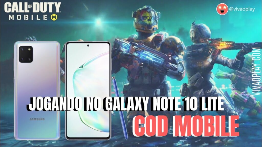 Call of Duty no #GalaxyNote10Lite #vivaoplay