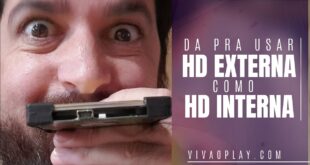 Da pra usar hd externa como hd interna???