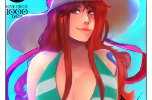 Artista reimagina Nami para o comemorativo #1000LOGS de One Piece