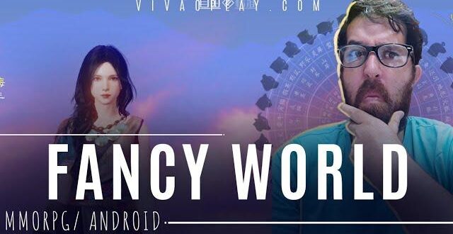 Gameplay de Fancy World o mmorpg de sobrevivência para Android