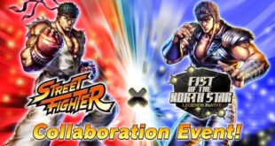 Anunciado crossover de STREET FIGHTER com HOKUTO NO KEN