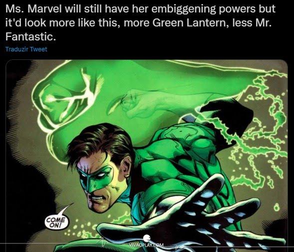 Miss Marvel chegará em 2022 com mudança em seus poderes Miss Marvel chegará em 2022 com mudança em seus poderes