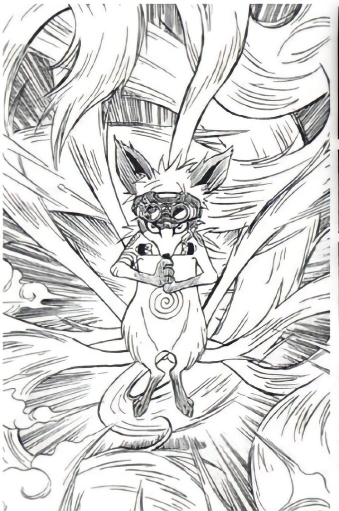 Naruto era uma Kitsune e filho de Kurama