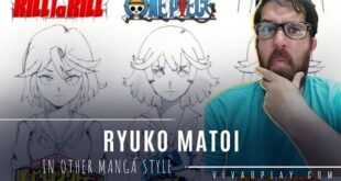 Drawing Ryuko Matoi in different anime styles | Kill la Kill #1